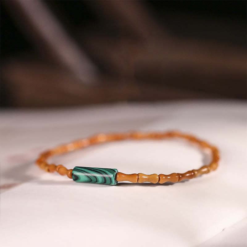 Nimara Ritual Ultra-fine Olive Pit Peace Bracelet