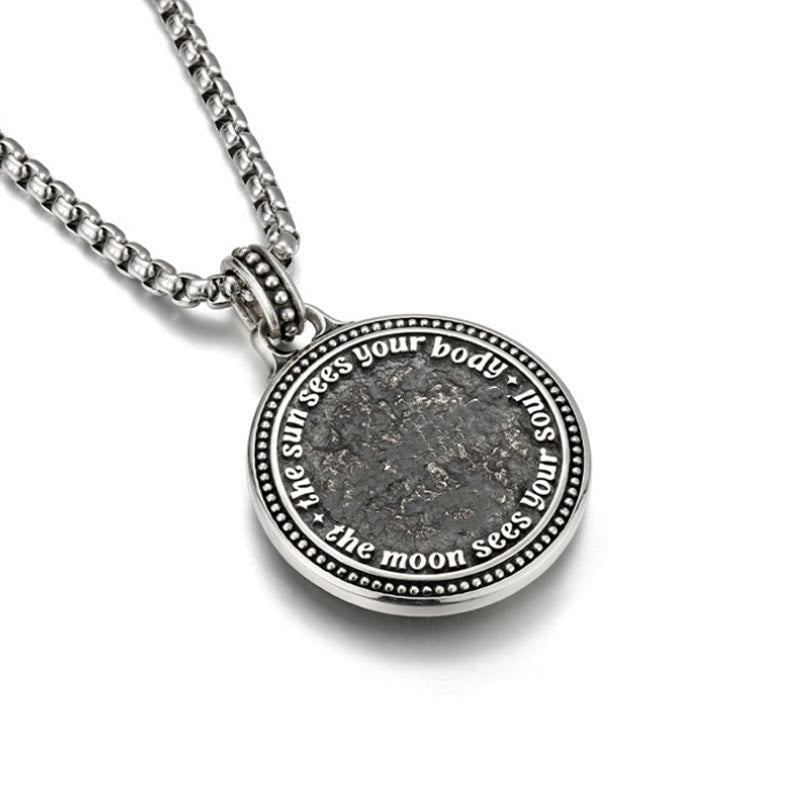 Nimara Ritual Snake Yin Yang Symbol Copper Wealth Necklace Pendant