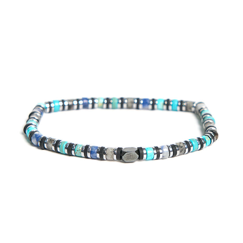 Nimara Ritual Various Stones Hematite Turquoise Emperor Stone Powerful Support Bracelet