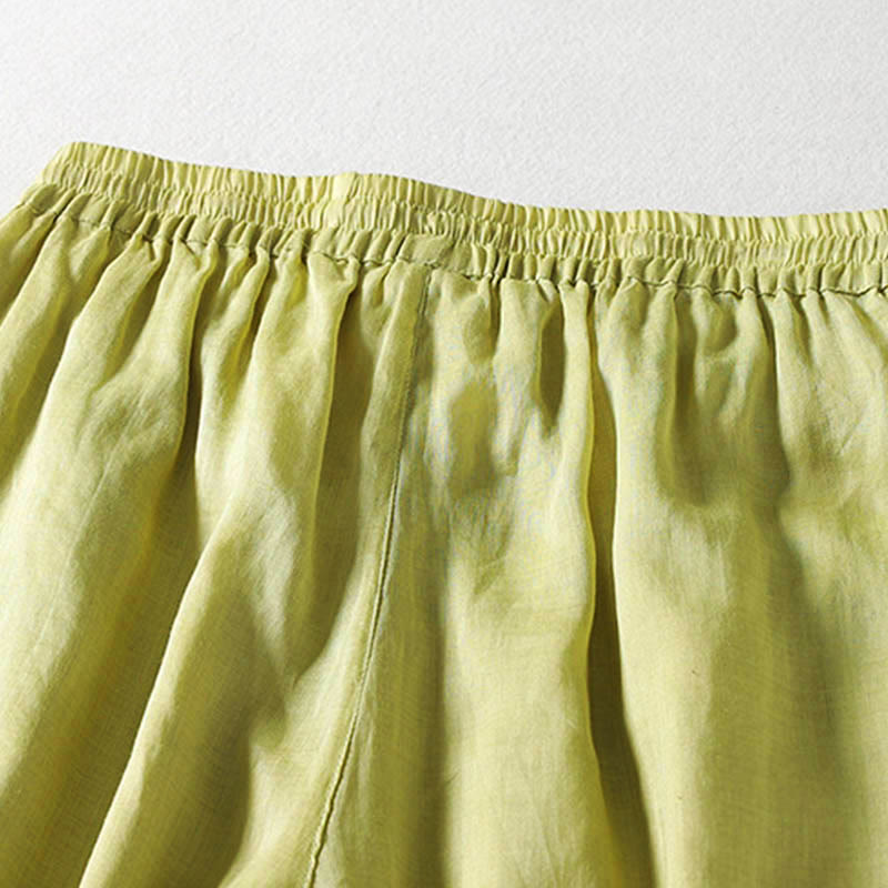 Nimara Ritual Solid Color Lace-up Women's Wide Leg Pants