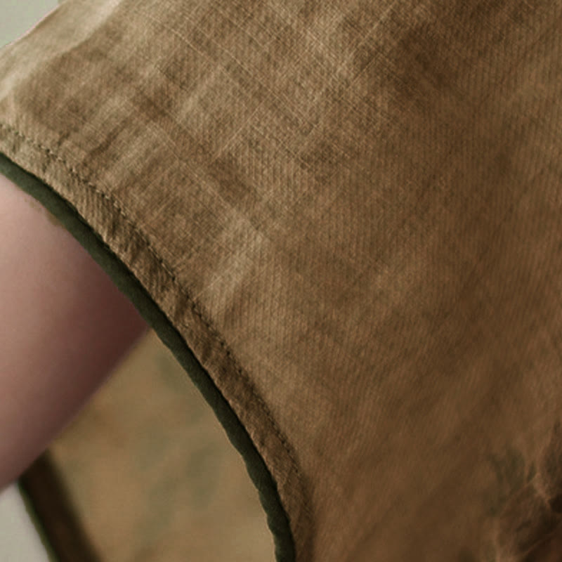 Nimara Ritual Purple Flower Print Frog-Button Design Shirt
