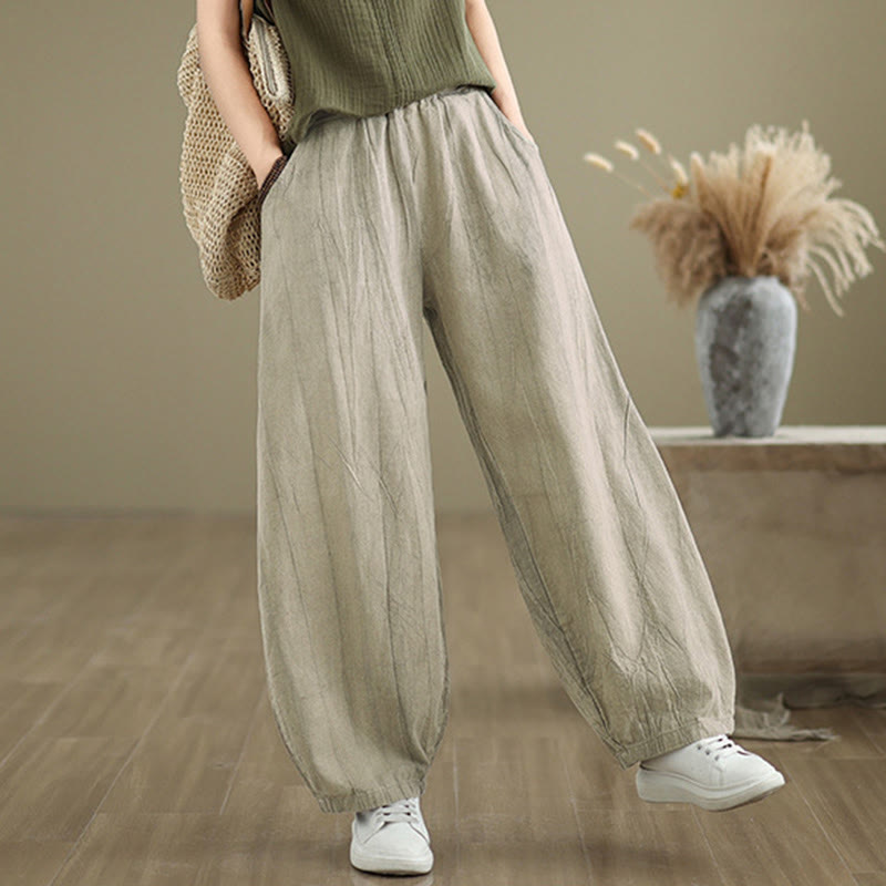 Nimara Ritual Casual Plain Women's Harem Pants With Pockets