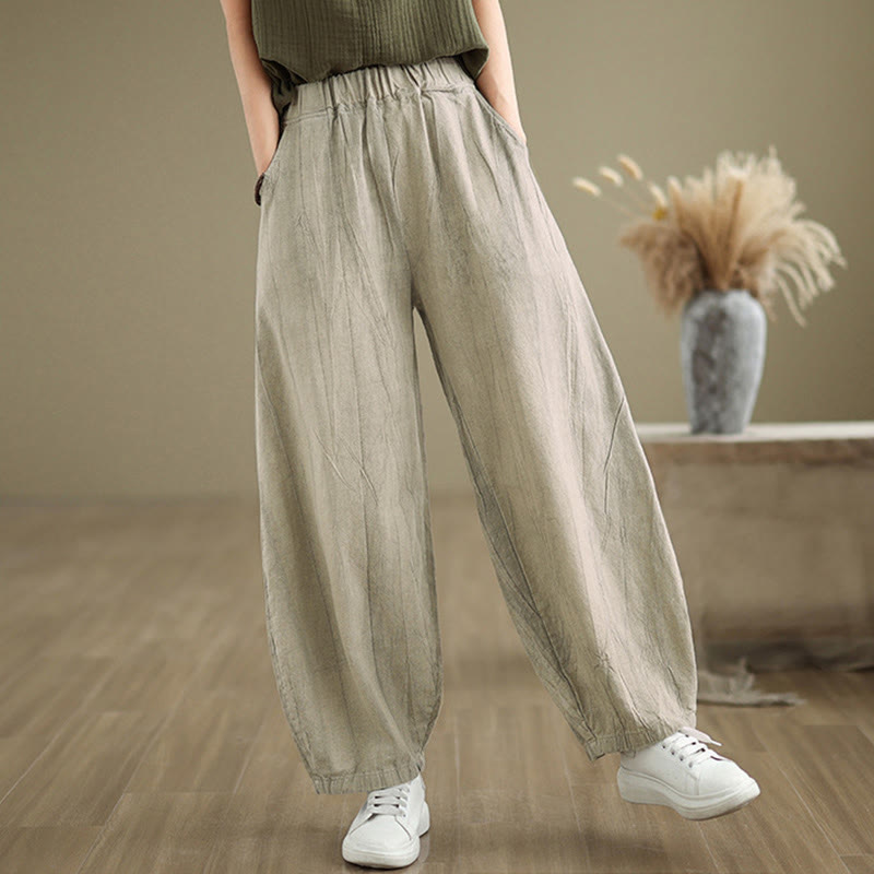 Nimara Ritual Casual Plain Women's Harem Pants With Pockets