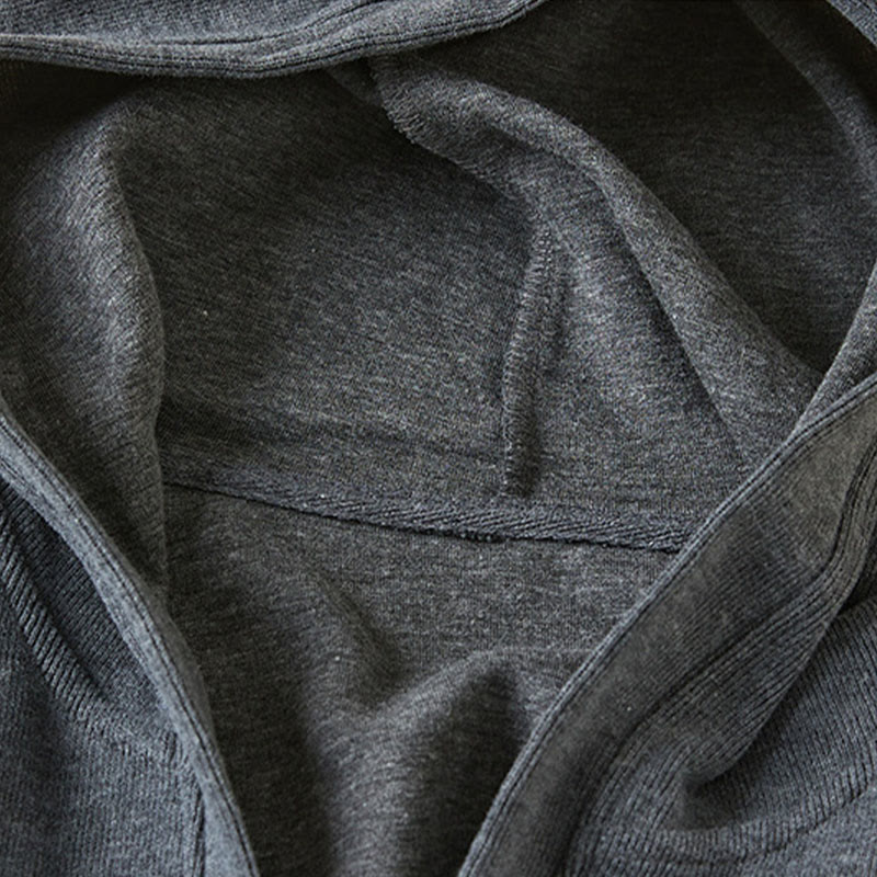 Nimara Ritual Plain Buttons Women's Hooded Jacket With Pockets