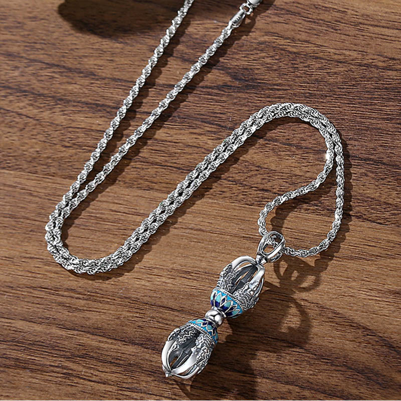 Spiritual Power Tibetan Copper Vajra Dorje Necklace Pendant