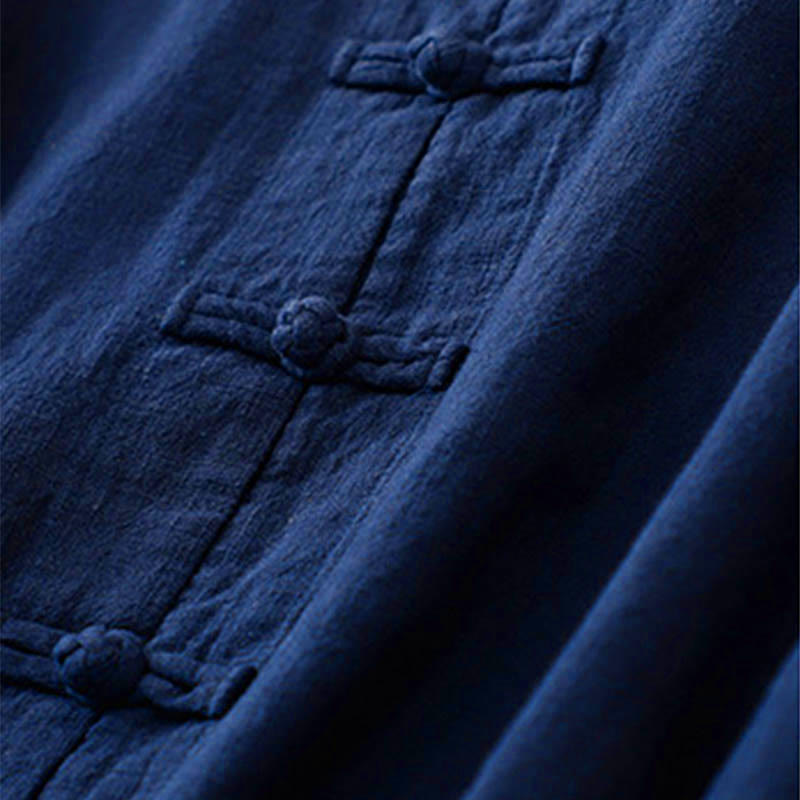 Nimara Ritual Literary Artistic Chinese Knot Button Casual Clothing