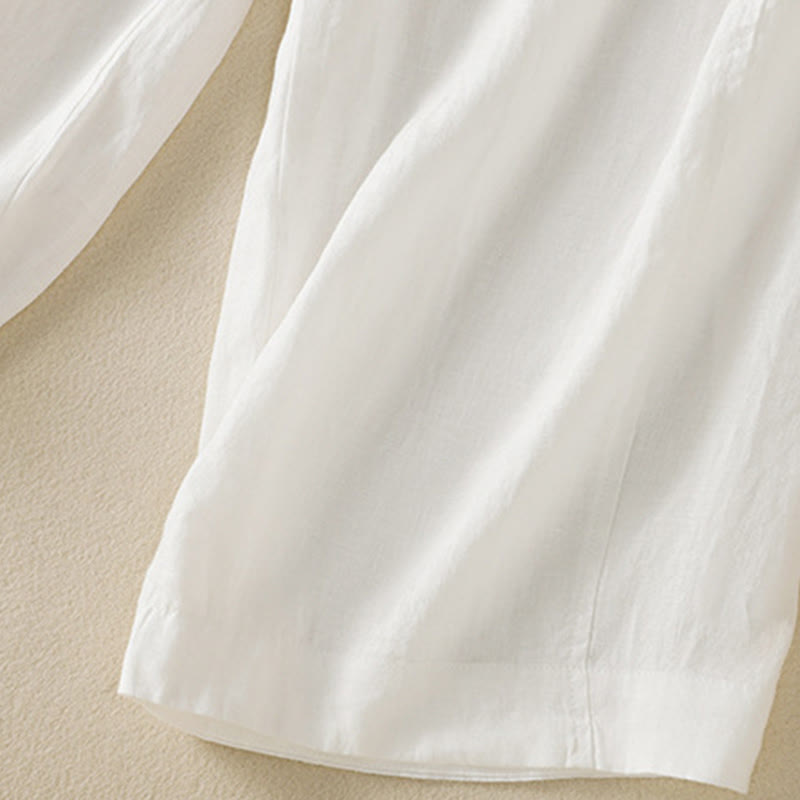 Nimara Ritual Commute Plain Design Drawstring Women's Wide Leg Pants With Pockets
