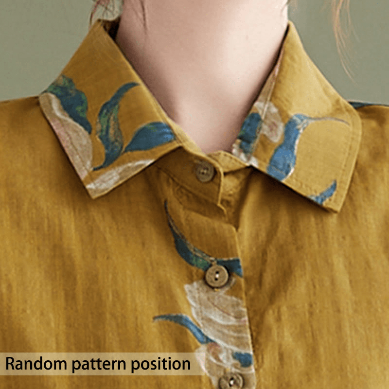 Nimara Ritual Literary Artistic Flower Print Cotton Clothing