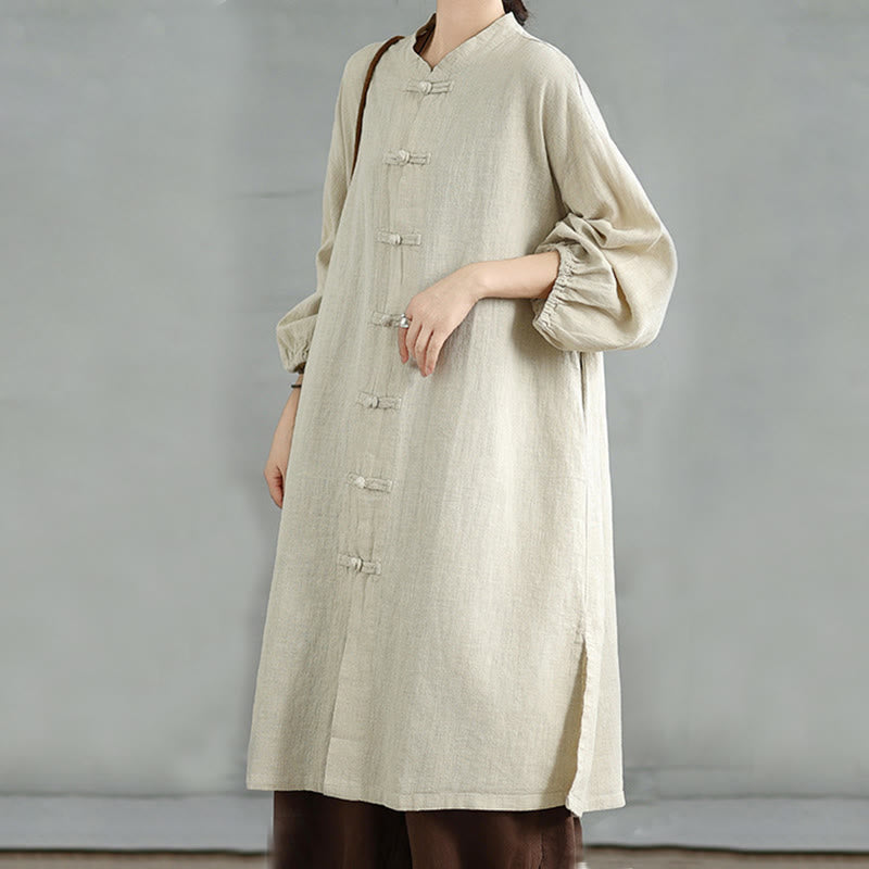 Nimara Ritual Casual Frog-button Women's Coat With Pockets