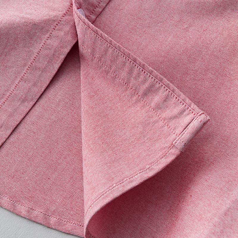 Nimara Ritual Solid Color Long Sleeve Buttons Down Design Men Cotton Shirt Clothing