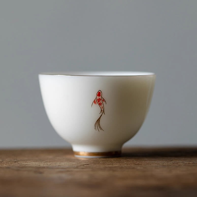 Nimara Ritual Koi Fish Teacup Kung Fu Tea Cup