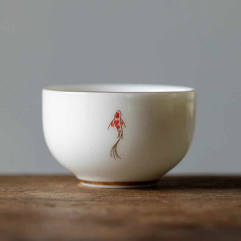Nimara Ritual Koi Fish Teacup Kung Fu Tea Cup