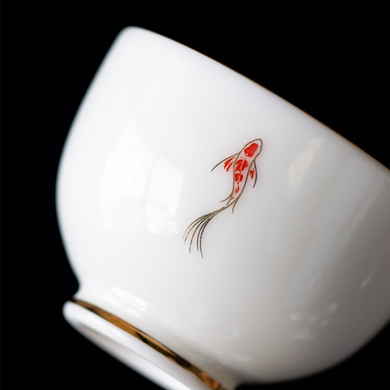 Nimara Ritual Koi Fish Teacup Kung Fu Tea Cup