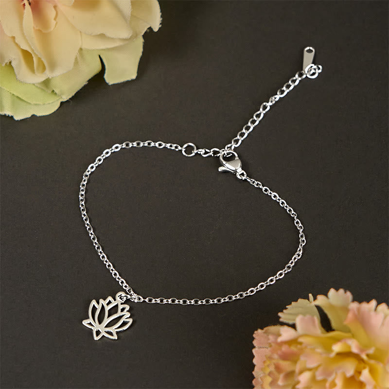 Nimara Ritual Lotus Pattern Titanium Steel Enlightenment Bracelet