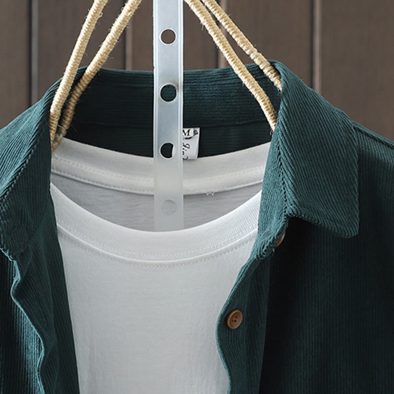 Nimara Ritual Corduroy Women's Cotton Long Sleeve Jacket With Pockets