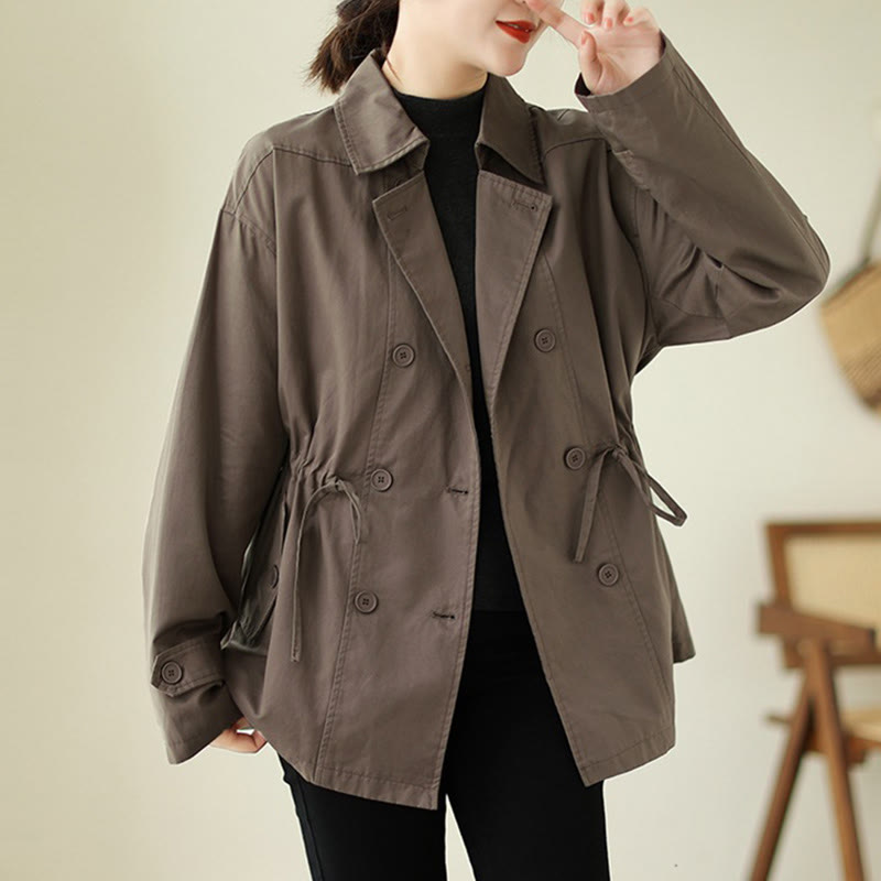 Nimara Ritual Women's Long Sleeve Button Cotton Jacket
