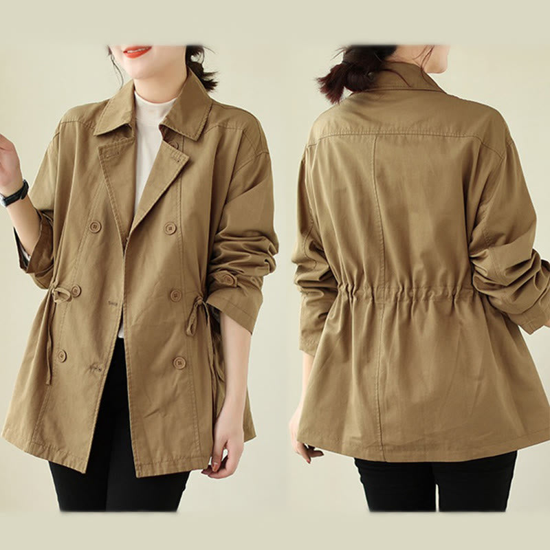 Nimara Ritual Women's Long Sleeve Button Cotton Jacket