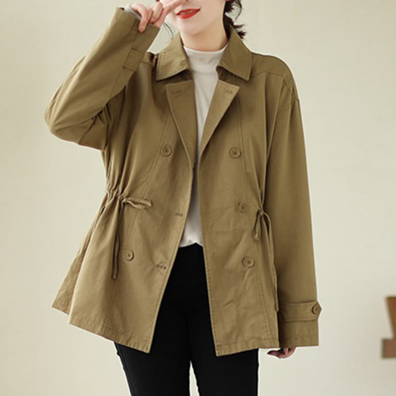 Nimara Ritual Women's Long Sleeve Button Cotton Jacket