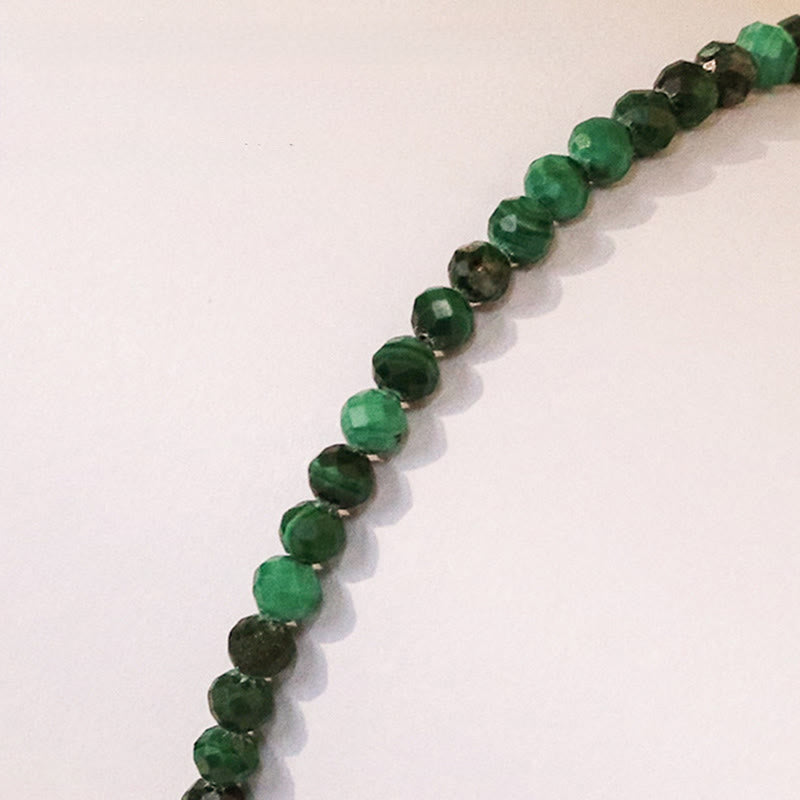 Nimara Ritual 3mm Natural Malachite Ultra-thin Beads Anti-anxiety Bracelet