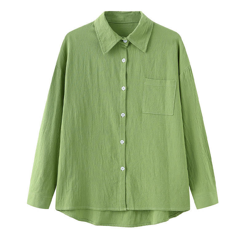 Nimara Ritual 2Pcs Long Sleeve Shirt Top With Pockets Drawstring Pants Meditation Cotton Clothing Women's Set