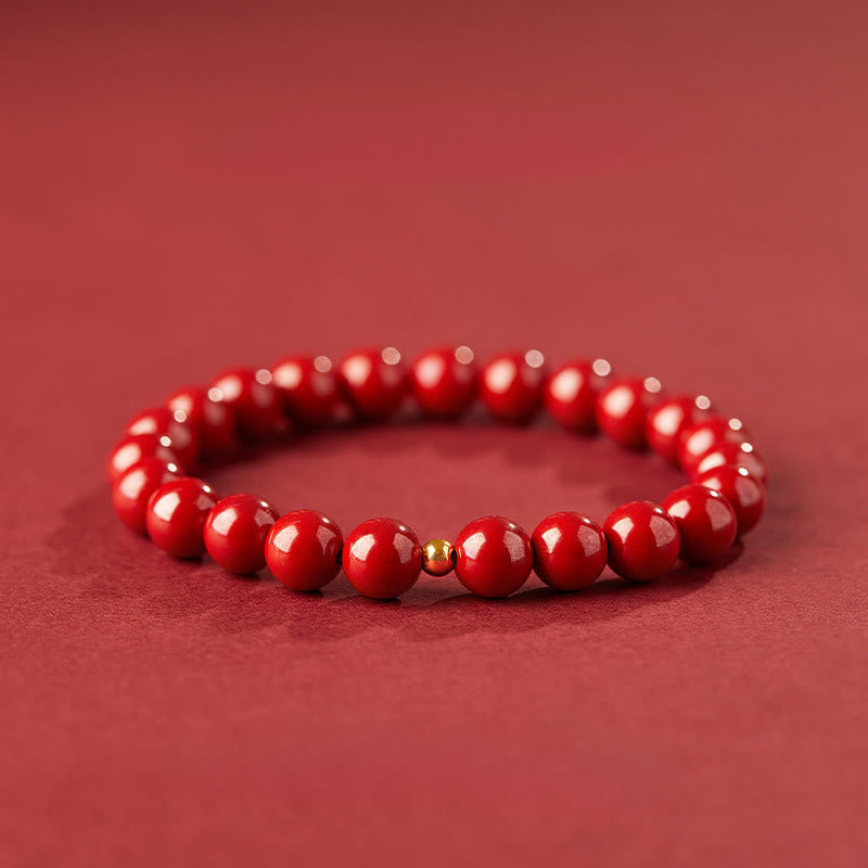 Nimara Ritual "Wishing Protection and Energy" Cinnabar Bracelet Includes Gift Message Card