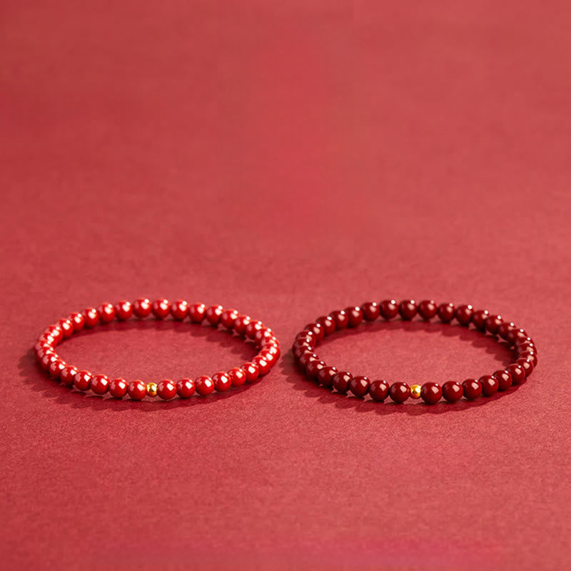 Nimara Ritual "Wishing Protection and Energy" Cinnabar Bracelet Includes Gift Message Card