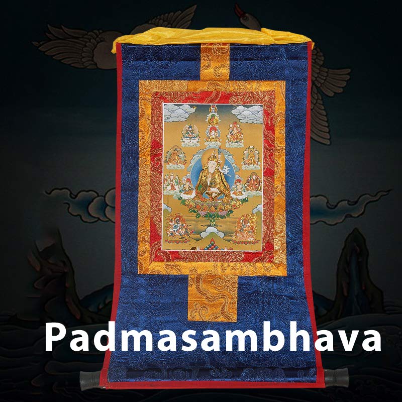 Nimara Ritual Tibetan Framed Thangka Blessing Protection Decoration