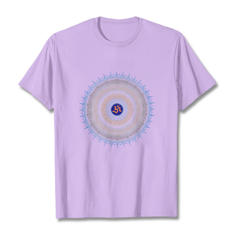 Nimara Ritual Mandala Flower OM Pattern Tee T-shirt