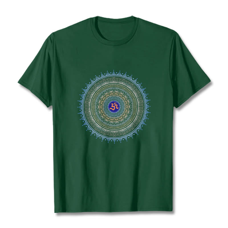 Nimara Ritual Mandala Flower OM Pattern Tee T-shirt