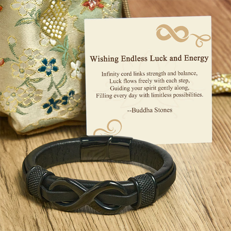 Nimara Ritual "Wishing Endless Luck and Energy" Endless Knot Bracelet Includes Gift Message Card
