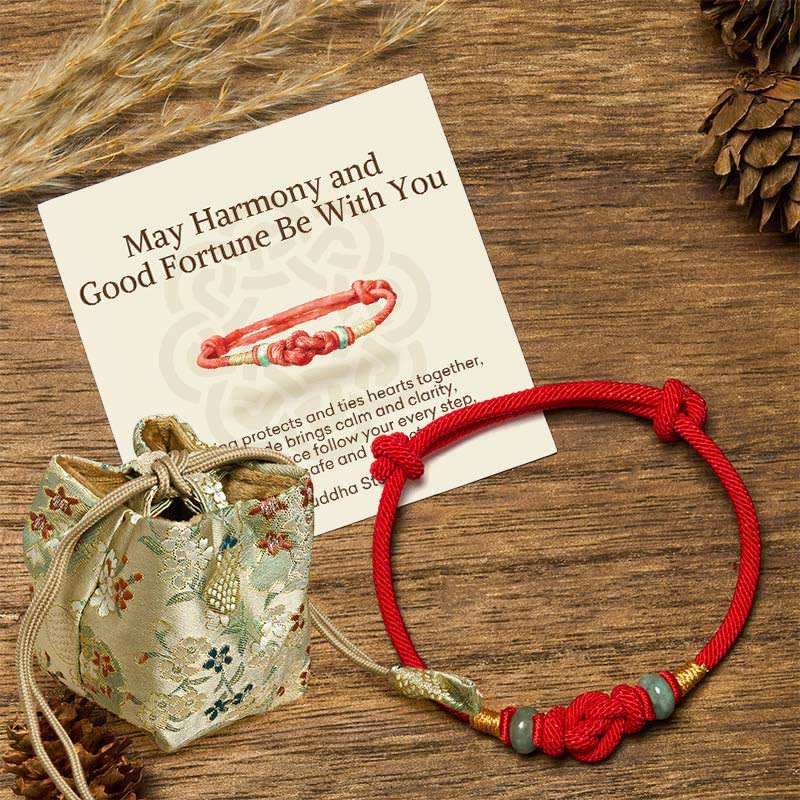 Nimara Ritual "May Harmony and Good Fortune Be With You" Bracelet Includes Gift Message Card