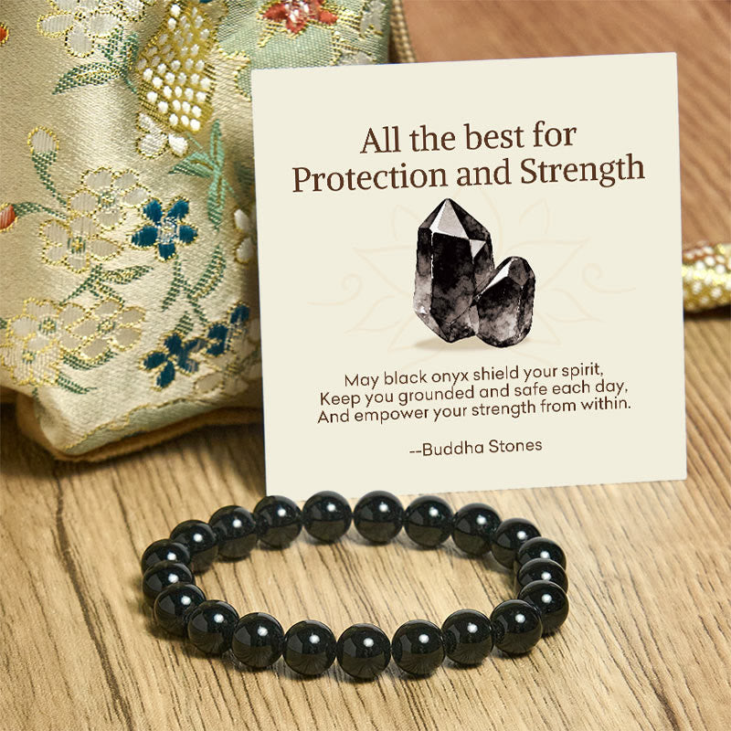 Nimara Ritual "All the Best for Love and Harmony" Stone Quartz Bracelet Includes Gift Message Card