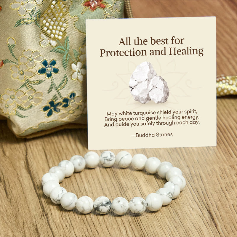 Nimara Ritual "All the Best for Love and Harmony" Stone Quartz Bracelet Includes Gift Message Card
