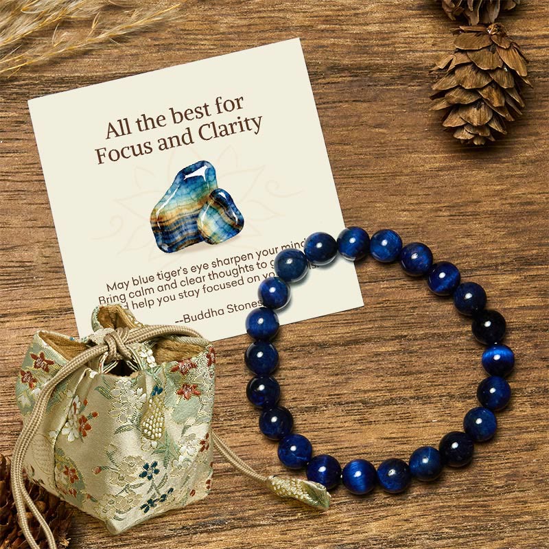 Nimara Ritual "All the Best for Love and Harmony" Stone Quartz Bracelet Includes Gift Message Card