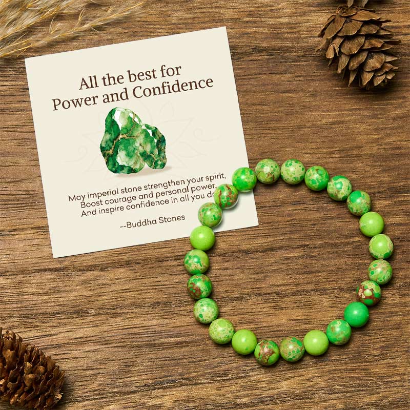 Nimara Ritual "All the Best for Love and Harmony" Stone Quartz Bracelet Includes Gift Message Card