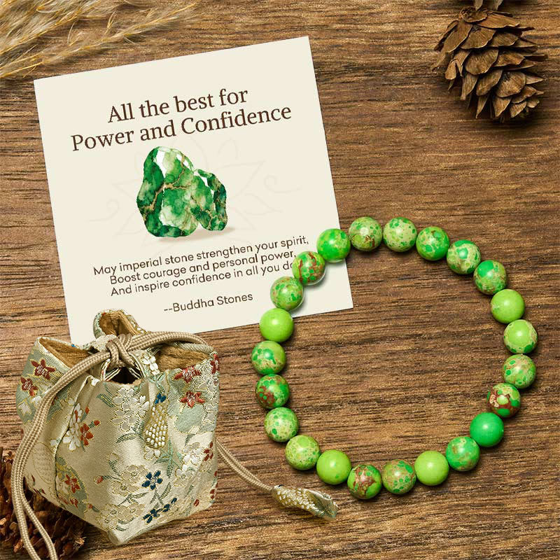 Nimara Ritual "All the Best for Love and Harmony" Stone Quartz Bracelet Includes Gift Message Card