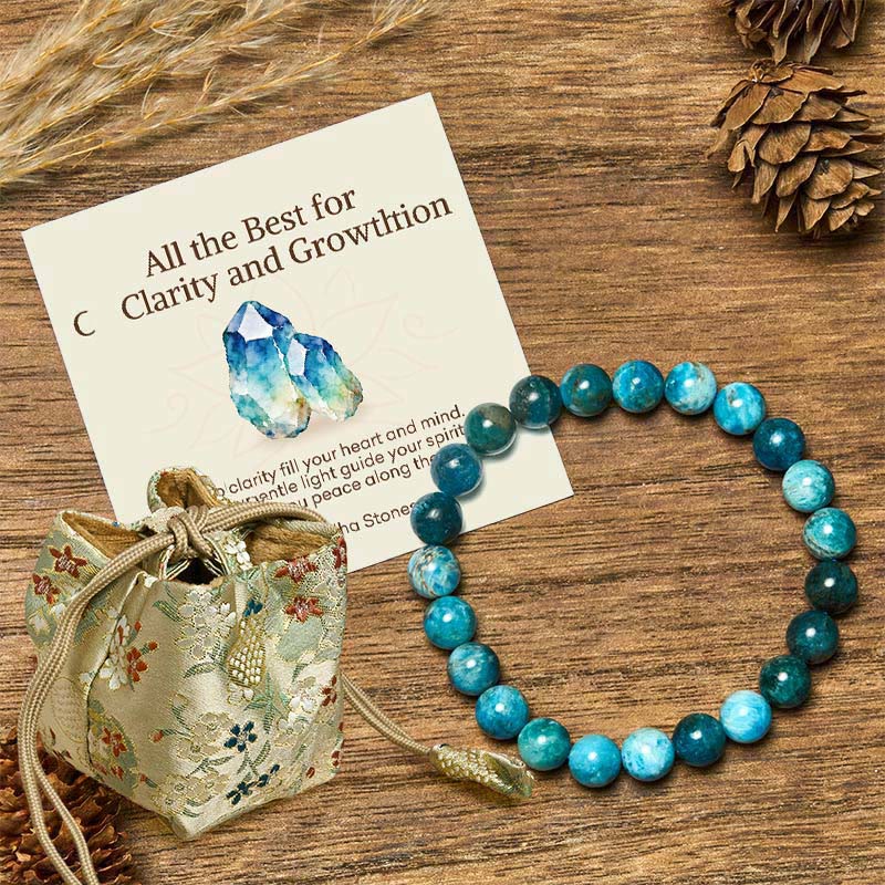 Nimara Ritual "All the Best for Love and Harmony" Stone Quartz Bracelet Includes Gift Message Card