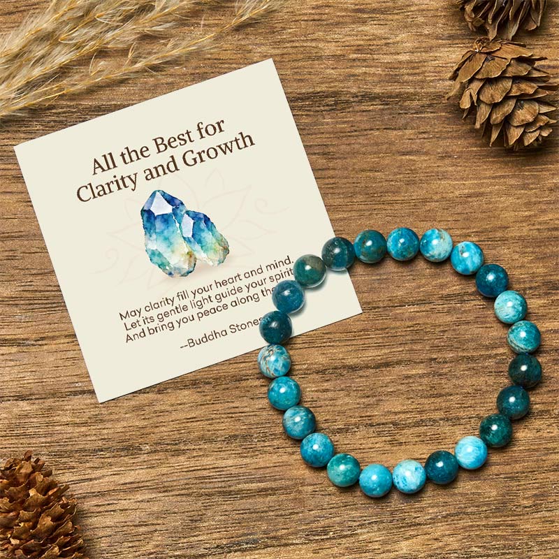 Nimara Ritual "All the Best for Love and Harmony" Stone Quartz Bracelet Includes Gift Message Card