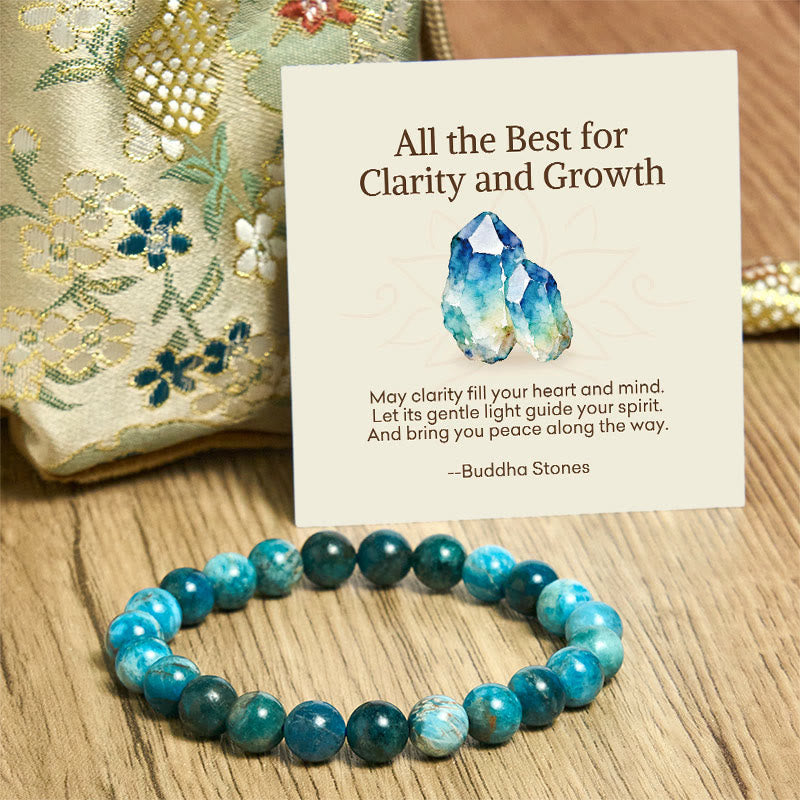 Nimara Ritual "All the Best for Love and Harmony" Stone Quartz Bracelet Includes Gift Message Card