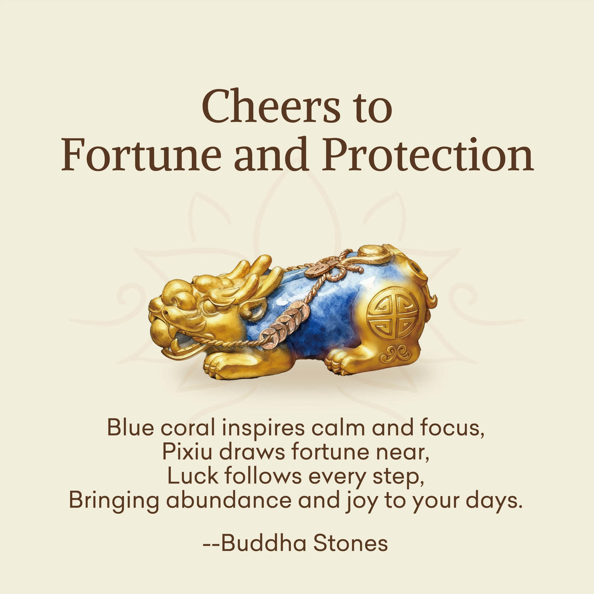 Nimara Ritual "Cheers to Fortune and Protection" PiXiu Bracelet Includes Gift Message Card