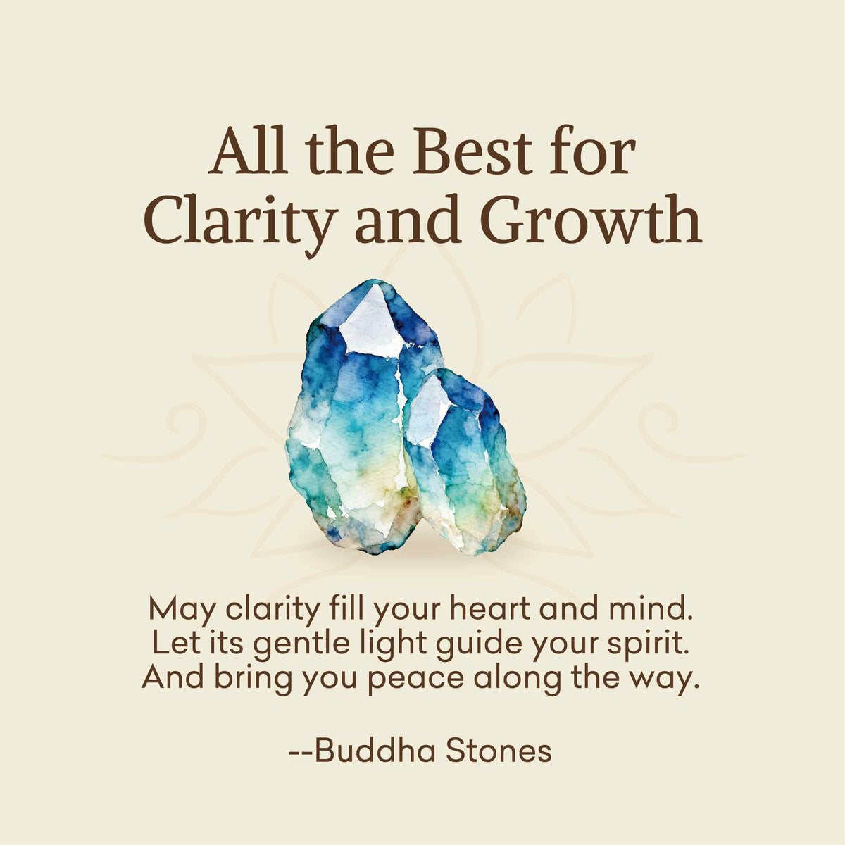 Nimara Ritual "All the Best for Love and Harmony" Stone Quartz Bracelet Includes Gift Message Card