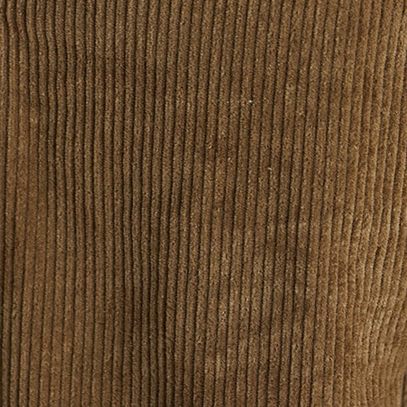 Nimara Ritual Women's Plain Side Zipper Design Wide Leg Corduroy 7-8 Length Pants With Pockets
