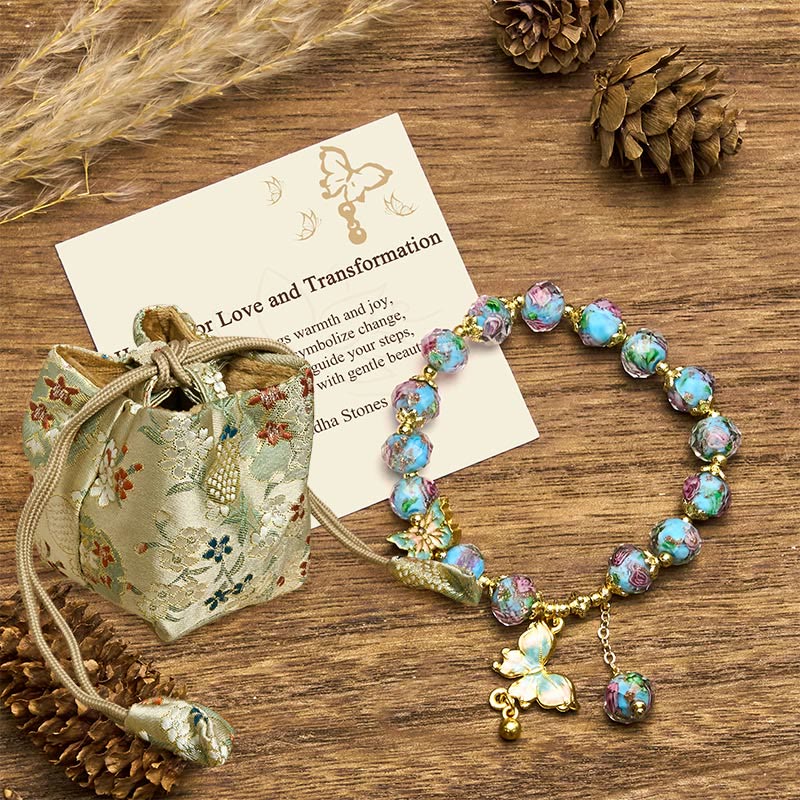 Nimara Ritual "Hoping for Love and Transformation" Butterfly Bracelet Includes Gift Message Card