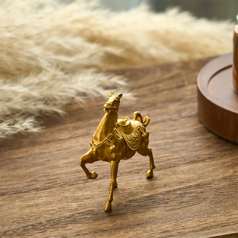 Nimara Ritual Year of the Horse Ingot Success Alloy Home Decoration