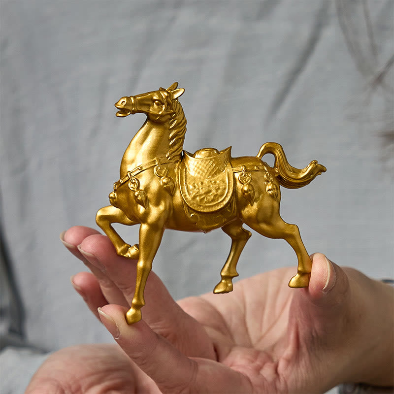 Nimara Ritual Year of the Horse Ingot Success Alloy Home Decoration