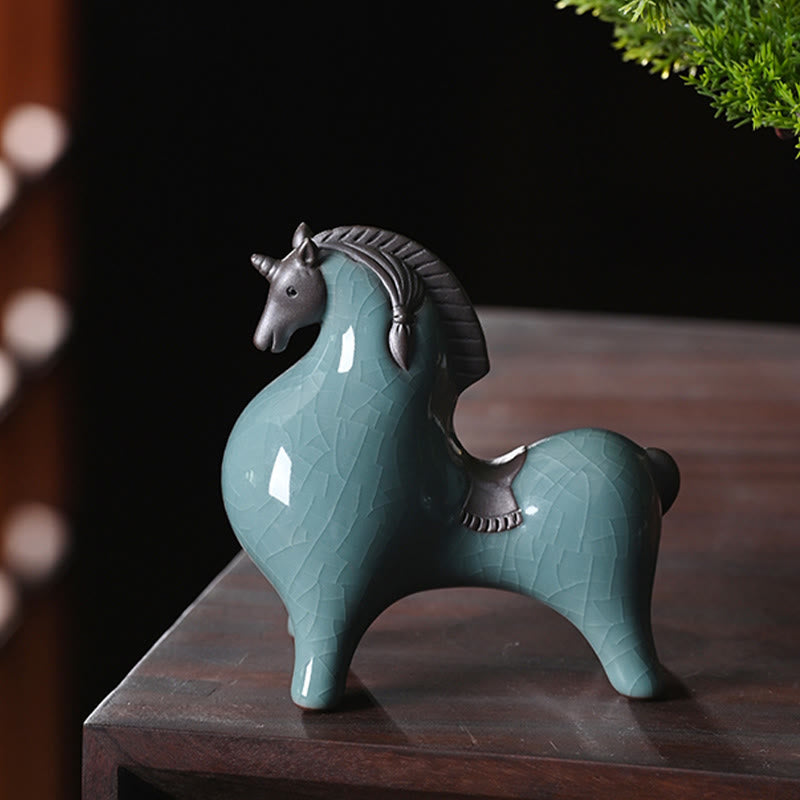 Nimara Ritual Year Of The Horse Ceramics Freedom Desktop Home Decoration