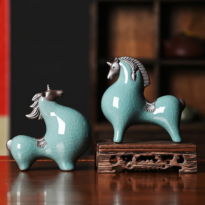 Nimara Ritual Year Of The Horse Ceramics Freedom Desktop Home Decoration