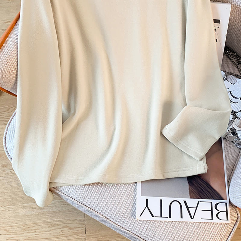 Nimara Ritual Spring Solid Color Stand Collar Frog-button Design Women's Cotton Long Sleeve Shirt