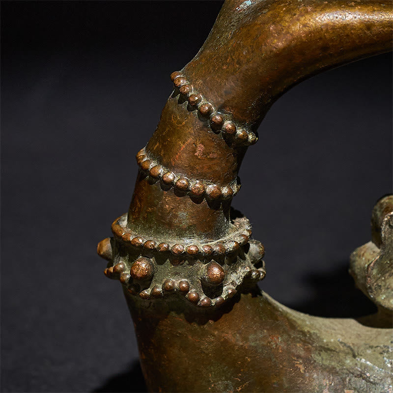 Nimara Ritual Classic Buddha's Hand Lotus Alloy Home Decoration 4.7*2.9*8.4 cm