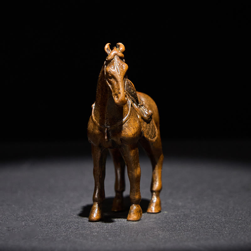 Nimara Ritual Ancient Year of the Horse Alloy Home Decoration 7.5*2.6*7 cm